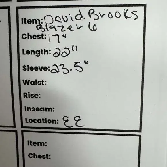 Vintage David Brooks Women's Plaid Wool Blazer Jacket, Size 6 - Picture 8 of 8